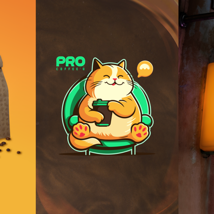 Логотип кофейни "PRO Coffee'й"
