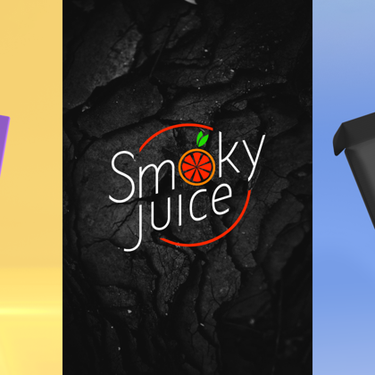 Логотип вейп продукции "Smoky Juice"